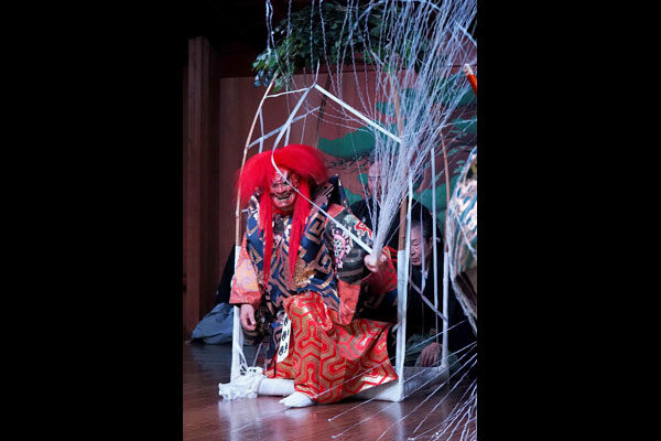 Maschera giapponese del teatro Nō - OKINA